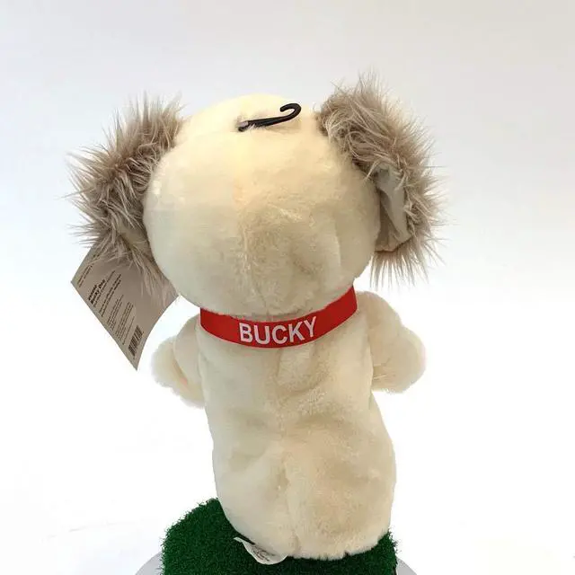 Alt view image 3 of 5 - Creative Covers Bucky Dog by Dennis Walters, Golf Club Head Cover, Novelty Plush Headcovers, For Woods And Drivers