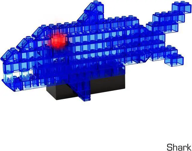 Alt view image 4 of 7 - E-Blox Power Blox Builder 4-in-1 LED Light-Up Building Blocks (PB-0729)