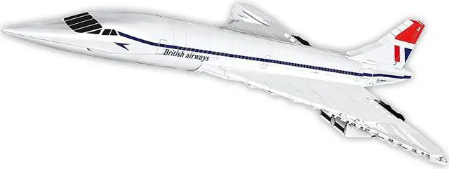 Main image of COBI Historical Collection Brooklands Museum G-BBDG Concorde Turbojet 1:95 Plane Model Block Set #1917
