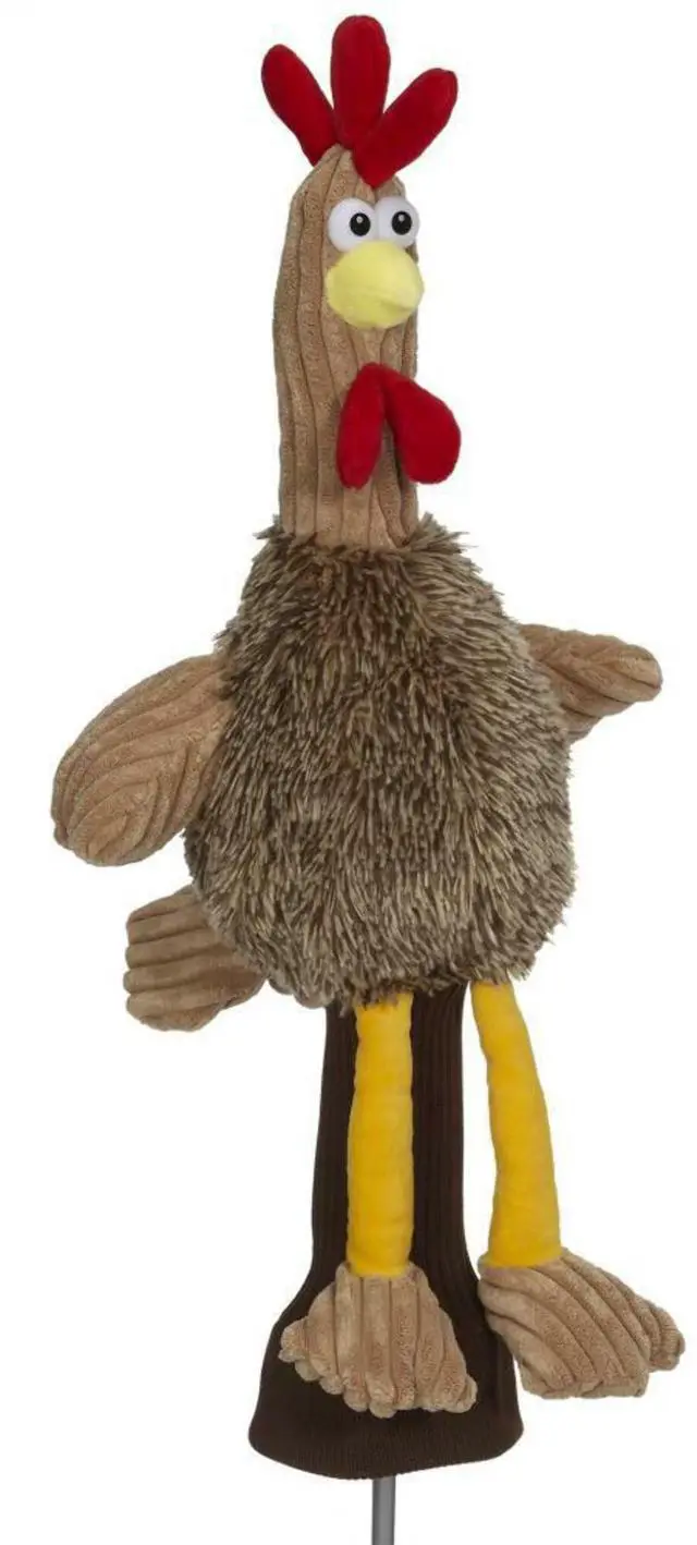 Alt view image 2 of 2 - Creative Covers Chicken Rooster Golf Club Head Cover, Novelty Plush Headcovers, For Woods And Drivers
