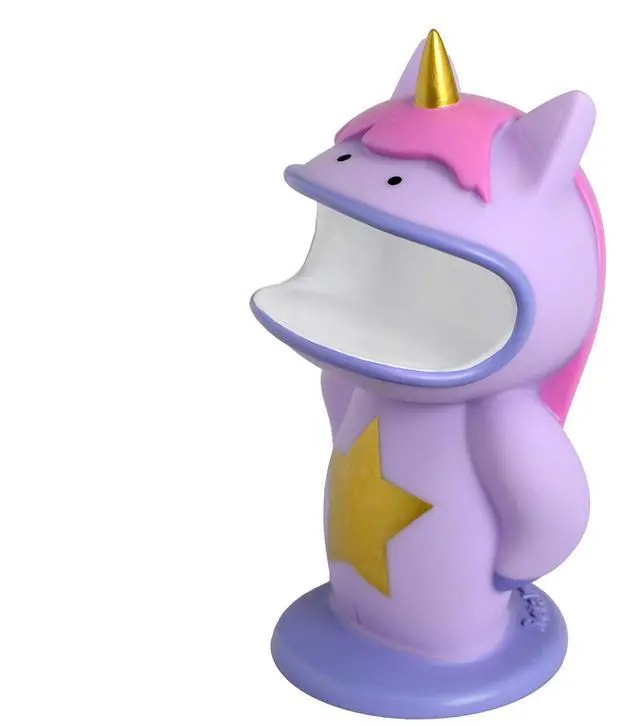 Alt view image 4 of 4 - Retainer Buddy Unicorn - Sanitary Orthodontic Storage for Retainers Clear Aligners and Mouth Guards - A Clean Stylish Case Alternative