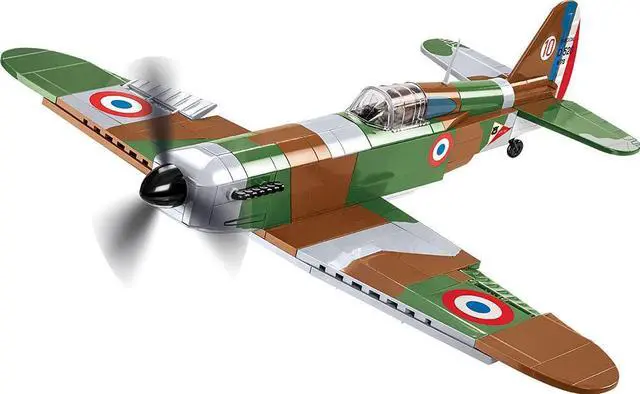 Main image of COBI TOYS World War II Dewoitine D.520 Aircraft Fighter Plane - Model WW2 Interlocking Building Block Set # 5720