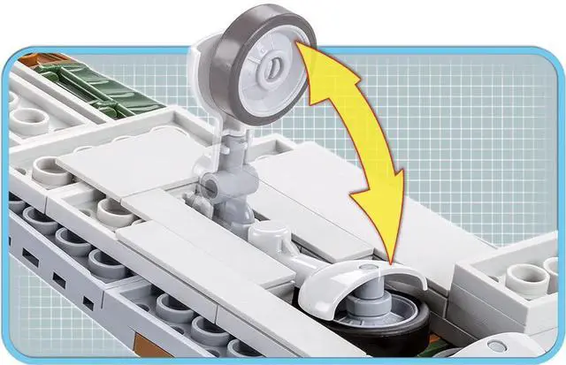 Alt view image 7 of 7 - COBI TOYS World War II Dewoitine D.520 Aircraft Fighter Plane - Model WW2 Interlocking Building Block Set # 5720