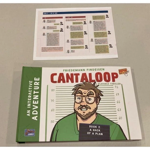 Alt view image 4 of 5 - Cantaloop A Hack of a Plan (Book 2)| Interactive Adventure Game | Puzzle Game | Fun Game for Teens and Adults | Ages 13 and Up | 1-4 Players | Average Playtime 5 Hours | Made by Lookout Games