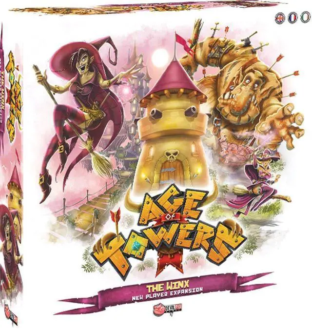 Main image of Age of Towers: The Winx Expansion | Intense Strategy Board Game | 2-5 Player Game | Ages 14+ | Avg. Playtime 60 Minutes | Made by Devil Pig Games