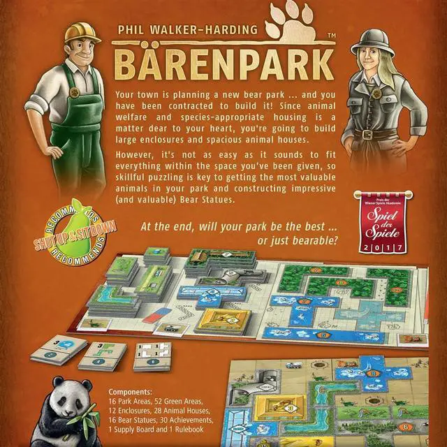 Alt view image 2 of 2 - Barenpark Board Game A Tile Placement Strategy Game By Lookout Games