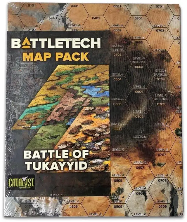 Alt view image 4 of 4 - Battletech: Battle of Tukayyid: Map Pack - Board Game Maps By Catalyst Game Labs