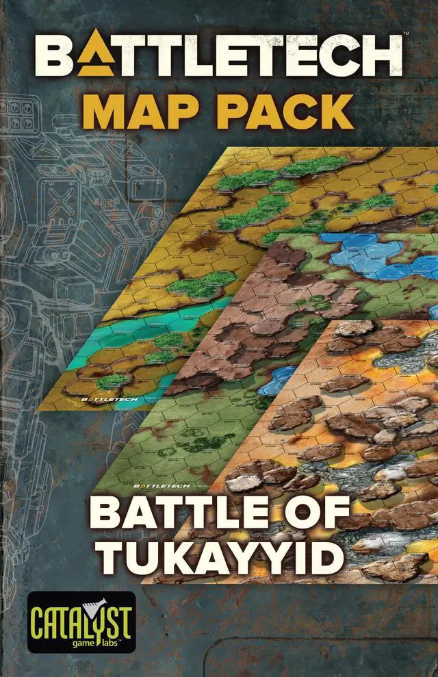 Alt view image 3 of 4 - Battletech: Battle of Tukayyid: Map Pack - Board Game Maps By Catalyst Game Labs