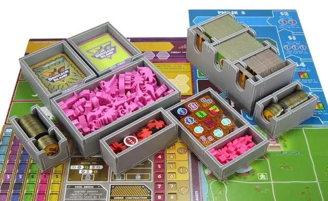 Alt view image 2 of 5 - Folded Space EOOD FS-DIN Accessories Organizer Box | Compatible with Dinosaur Island Extreme Edition