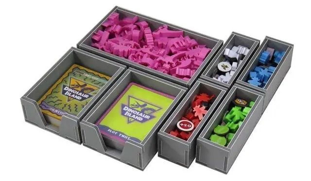 Alt view image 4 of 5 - Folded Space EOOD FS-DIN Accessories Organizer Box | Compatible with Dinosaur Island Extreme Edition