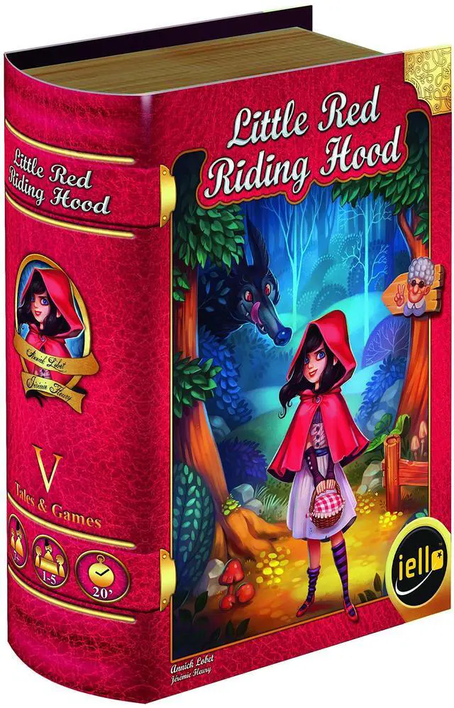 Main image of Little Red Riding Hood Board Game | Cooperative Children's Game | Fairy Tale Fun | Ages 7+ | 1-5 Players | Avg. Playtime 20 Minutes | Made by IELLO Purple Brain Creations