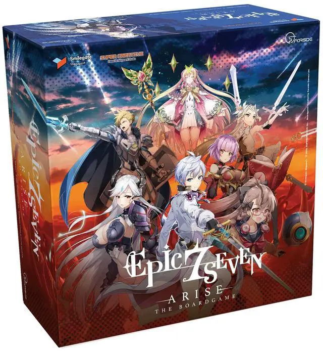 Main image of Epic Seven Arise Core Box by Japanime Games | Anime-Style Adventure Board Game | 1-4 Players | Playtime 60 Minutes | Ages 14+