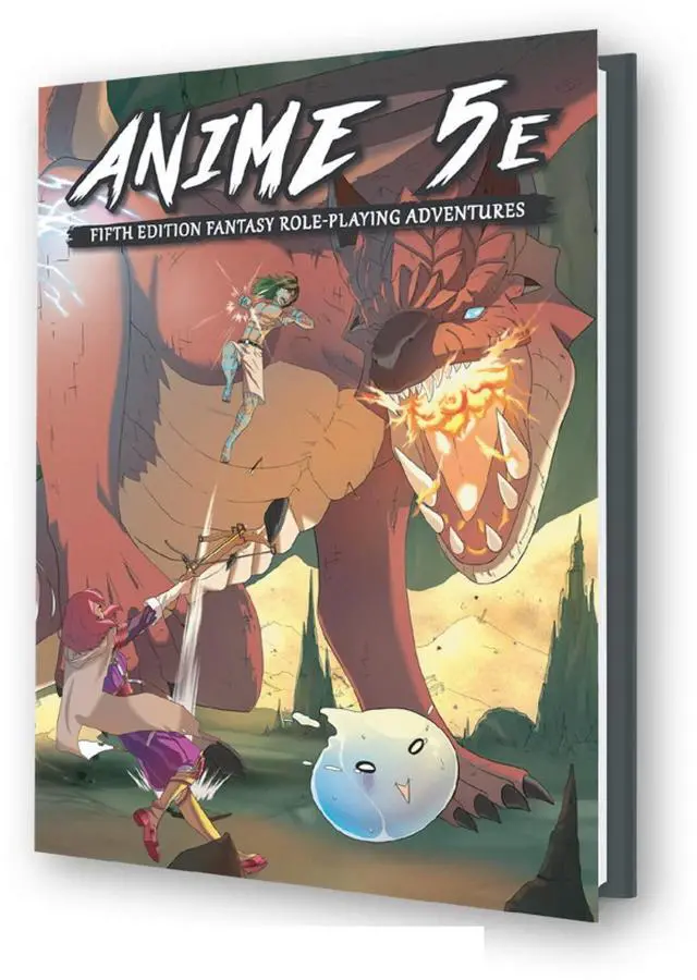 Main image of Anime 5E RPG Adventures by Japanime Games Hardcover Starter Book - Anime Roleplaying Game System
