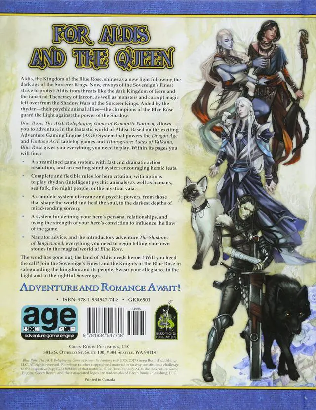 Alt view image 3 of 3 - Blue Rose - Romantic Fantasy AGE