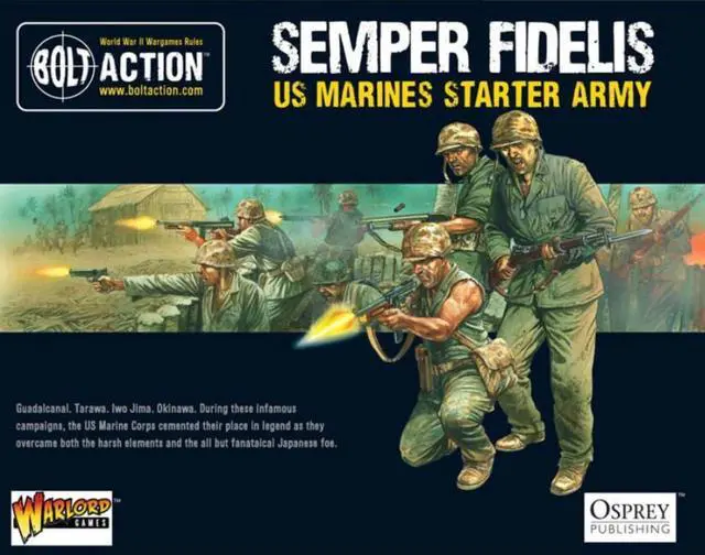 Alt view image 3 of 7 - Warlord games Bolt Action: US Marine corps Starter Army