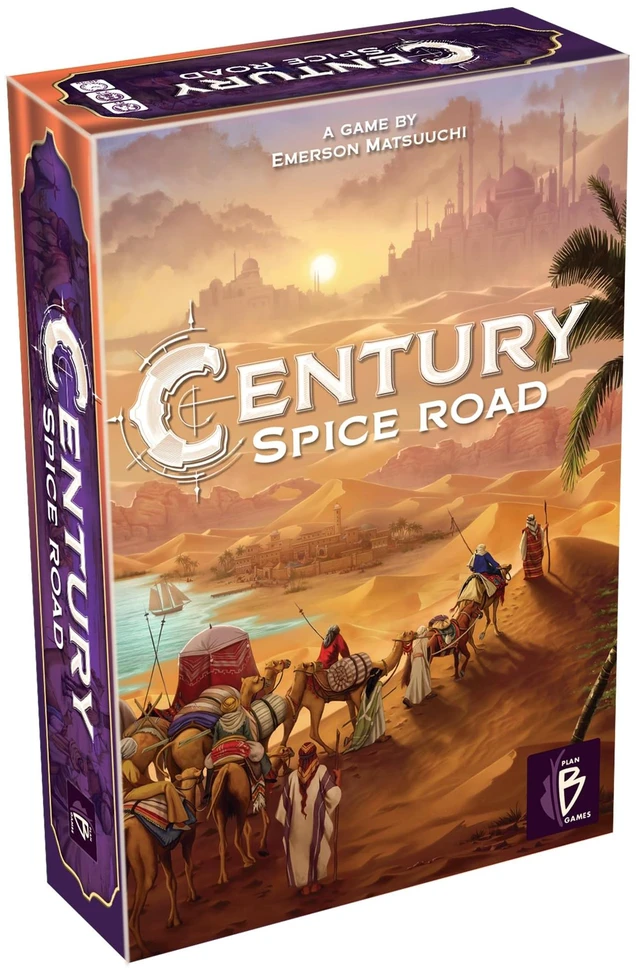 Main image of Century Spice Road Board Game | Family Games | A Strategy Exploration Board Game | Ages 8 + | 2 to 4 Players | Average Playtime 30-45 Minutes | Made by Plan B Games