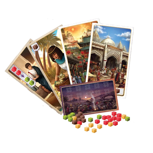 Alt view image 6 of 6 - Century Spice Road Board Game | Family Games | A Strategy Exploration Board Game | Ages 8 + | 2 to 4 Players | Average Playtime 30-45 Minutes | Made by Plan B Games
