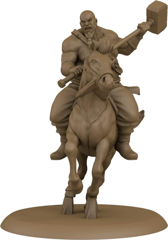 Alt view image 3 of 7 - CMON A Song of Ice and Fire Tabletop Miniatures Bloody Mummer Zorse Riders Unit Box Set - Mercenary Mounted Mayhem, Strategy Game for Adults, Ages 14+, 2+ Players, 45-60 Minute Playtime, Made by CMON