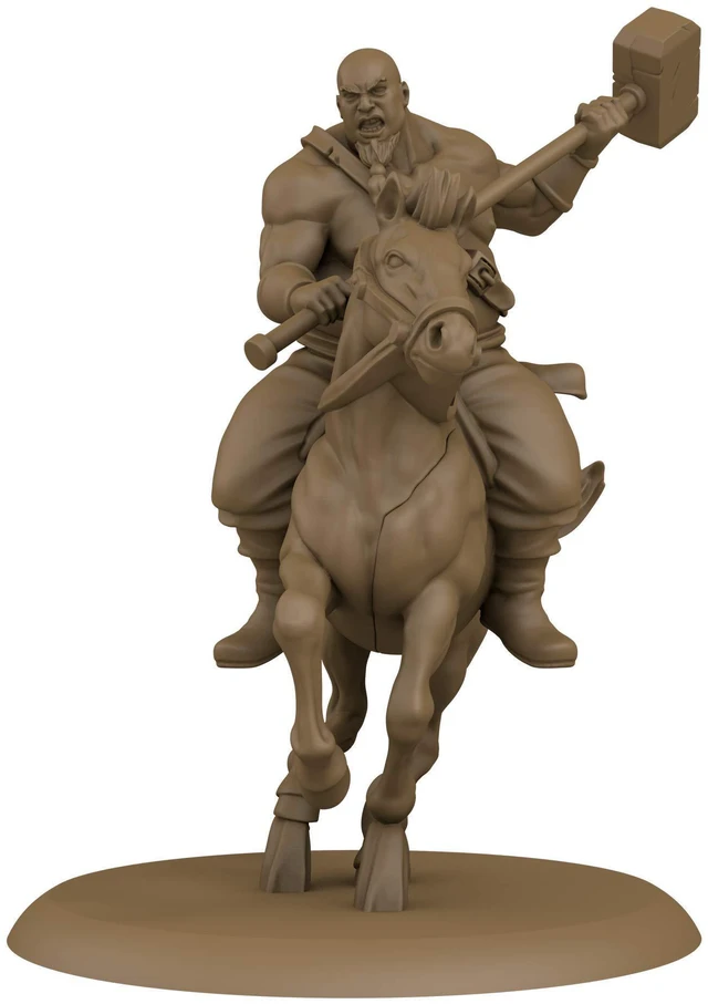 Alt view image 6 of 7 - CMON A Song of Ice and Fire Tabletop Miniatures Bloody Mummer Zorse Riders Unit Box Set - Mercenary Mounted Mayhem, Strategy Game for Adults, Ages 14+, 2+ Players, 45-60 Minute Playtime, Made by CMON