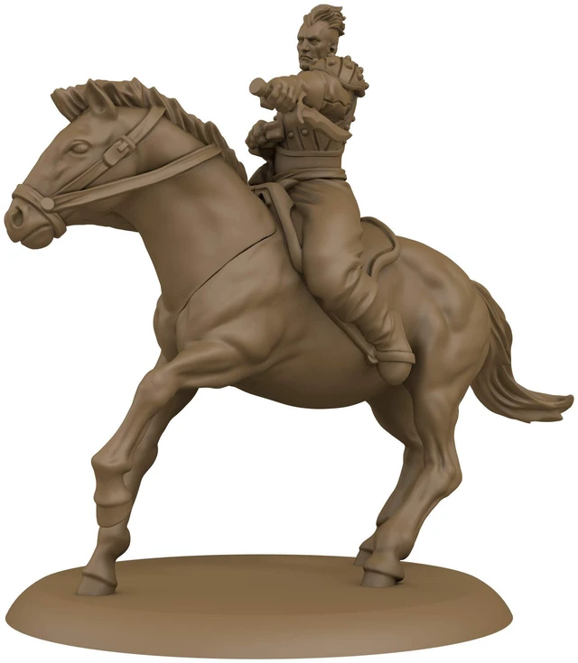 Alt view image 7 of 7 - CMON A Song of Ice and Fire Tabletop Miniatures Bloody Mummer Zorse Riders Unit Box Set - Mercenary Mounted Mayhem, Strategy Game for Adults, Ages 14+, 2+ Players, 45-60 Minute Playtime, Made by CMON