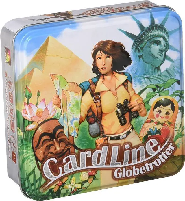 Main image of Cardline Globetrotter Board Game | Educational Geography Card Game For Kids | Family Board Games | Ages 8+ | 2-8 Players | Avg. Playtime 15 Minutes | Made by Asmodee