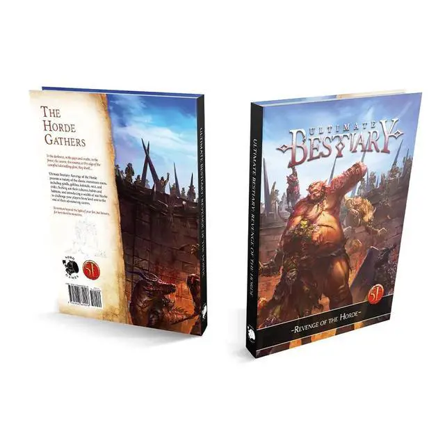 Alt view image 2 of 3 - Dungeons and Dragons 5th Edition - Ultimate Bestiary: Revenge of The Hordes by Nord Games - D&D Books - Games for Adults and Kids - Tabletop RPG DND - Compatible with D&D 5e
