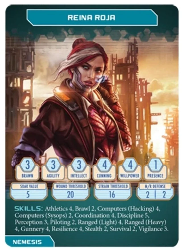 Alt view image 3 of 3 - Genesys Android RPG: Adversary Deck - Runners, Mercs, and Criminals | Andoird Shadow of the Beanstalk Roleplaying Game Expansion