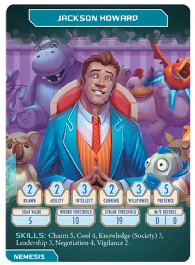 Alt view image 2 of 3 - Genesys Android RPG: Adversary Deck - Runners, Mercs, and Criminals | Andoird Shadow of the Beanstalk Roleplaying Game Expansion