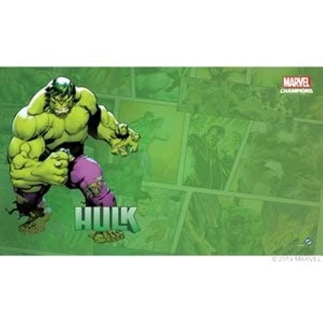 Main image of Marvel Champions The Card Game: The Hulk Slip-Resistant Game Mat 24" x 12"