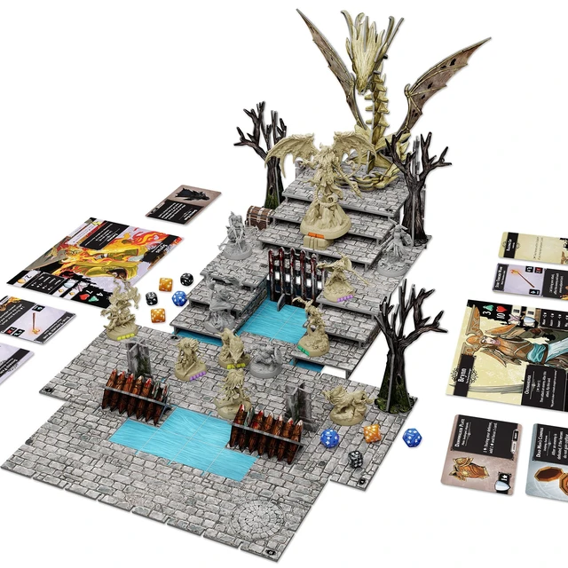 Alt view image 3 of 4 - Descent: Legends of the Dark Board Game - Epic Dungeon-Crawling Adventure! Cooperative Strategy Game for Kids & Adults, Ages 14+, 1-4 Players, 3-4 Hour Playtime