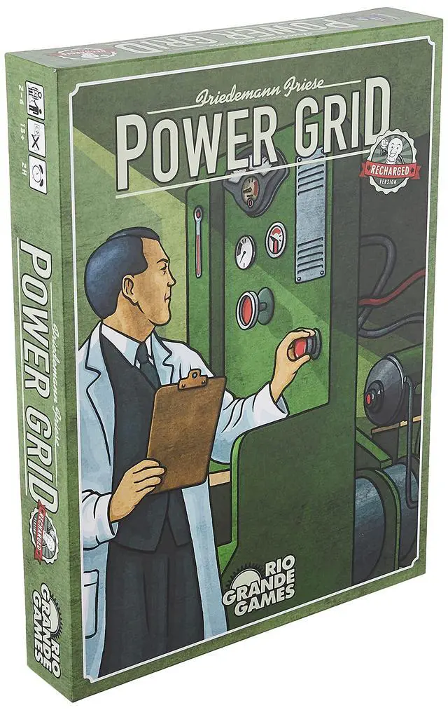 Alt view image 9 of 12 - Power Grid: Board Game Recharged Edition