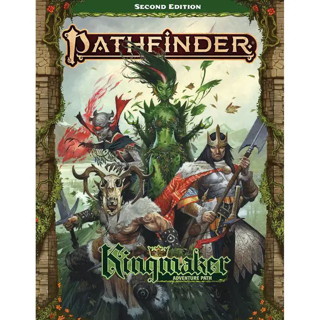 Alt view image 2 of 2 - Pathfinder Kingmaker Adventure Path (P2) Hardcover Book | Epic RPG Campaign | Updated 2nd Edition | Ages 14+ | Extensive Role-Playing and Kingdom Building | By Paizo