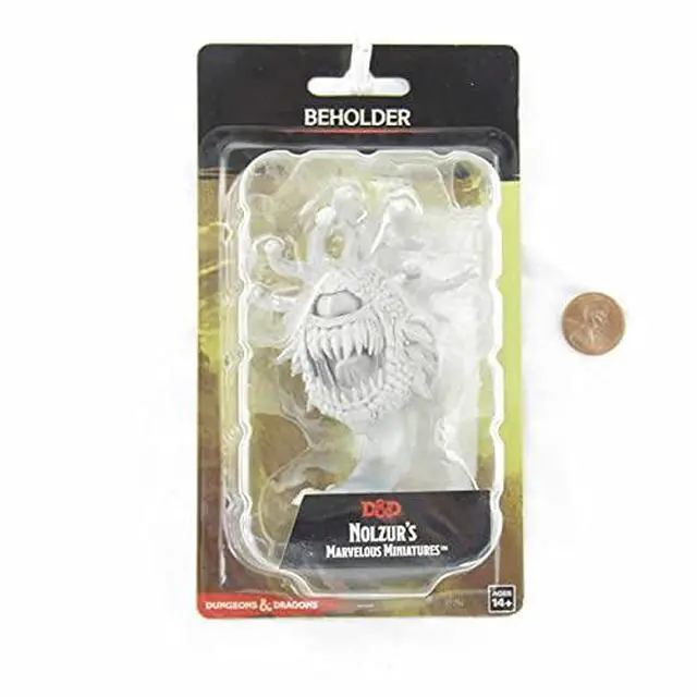 Alt view image 2 of 3 - Nolzurs Dungeons & Dragons Unpainted Miniatures: Beholder | 28mm Scale Fantasy Miniatures | Ready to Paint | D&D Roleplaying Game | By WizKids