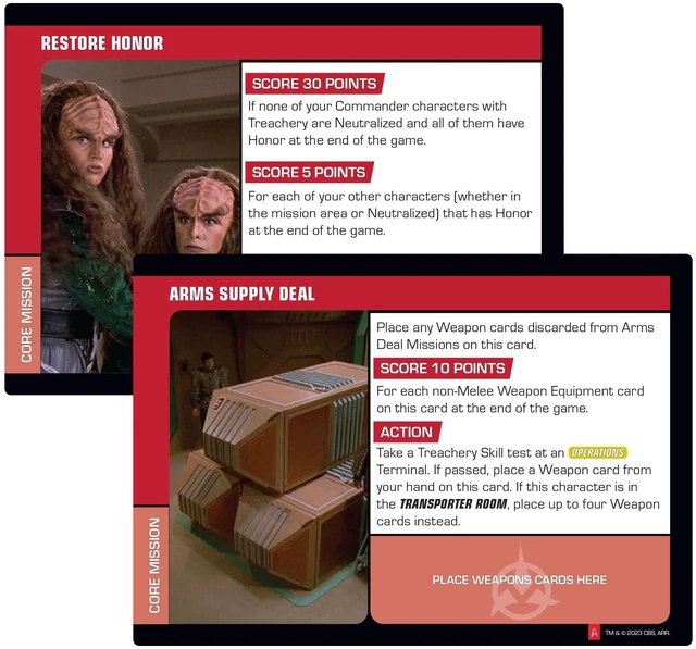 Alt view image 3 of 5 - Gale Force Nine: Star Trek Away Missions - House of Duras Expansion Figures - Tabletop Board Game Miniatures