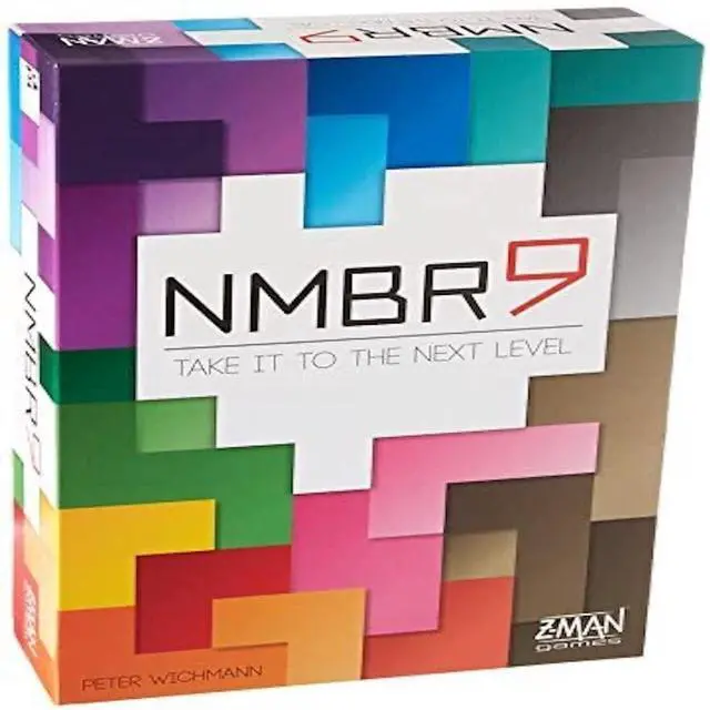 Main image of NMBR 9 Board Game by Z-Man Games | Tile Placement Strategy Game | 1-4 Players | Family Game Night For Adults And Kids | Ages 8+ | 20 Minutes Playtime
