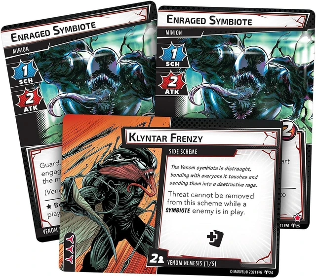 Alt view image 5 of 7 - Marvel Champions The Card Game Venom HERO EXPANSION PACK - Superhero Strategy Game, Cooperative Game, Ages 14+, 1-4 Players, 45-90 Minute Playtime, Made by Fantasy Flight Games