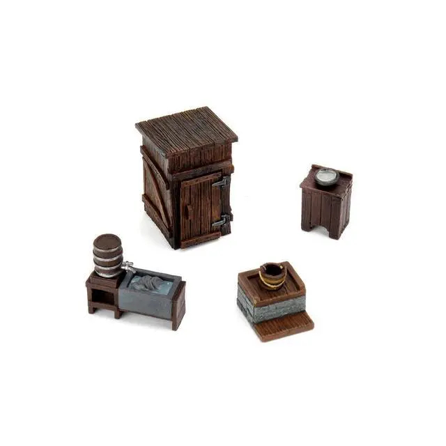 Alt view image 5 of 7 - WizKids Warlock Tiles: Accessory - Kitchen 4D Terrain Minatures | Tabletop Tavern, Dungeons, Wargames, And Roleplaying Terrain Building Set