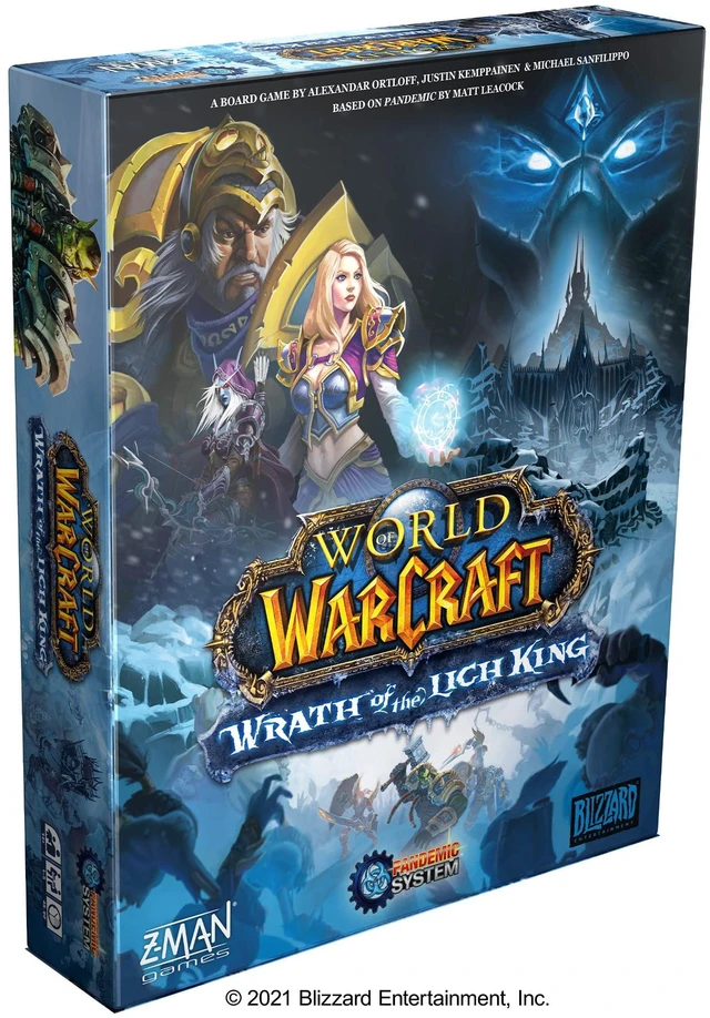Main image of Pandemic World of Warcraft Wrath of The Lich King | WoW Strategy Game | Cooperative Board Game for Adults and Teens | Ages14+ | 1-5 Players | Avg. Playtime 45-60 Minutes | Made by Z-Man Games