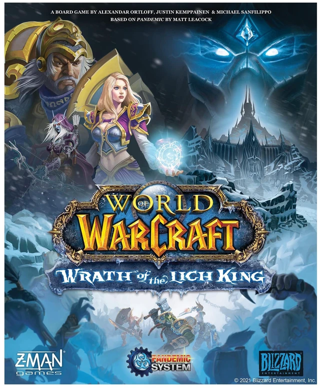 Alt view image 2 of 7 - Pandemic World of Warcraft Wrath of The Lich King | WoW Strategy Game | Cooperative Board Game for Adults and Teens | Ages14+ | 1-5 Players | Avg. Playtime 45-60 Minutes | Made by Z-Man Games
