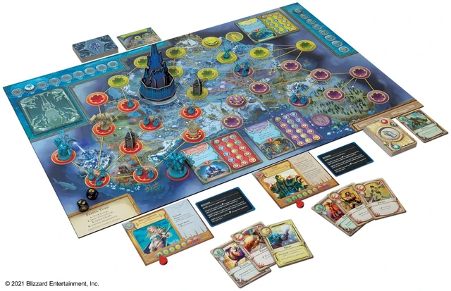 Alt view image 4 of 7 - Pandemic World of Warcraft Wrath of The Lich King | WoW Strategy Game | Cooperative Board Game for Adults and Teens | Ages14+ | 1-5 Players | Avg. Playtime 45-60 Minutes | Made by Z-Man Games