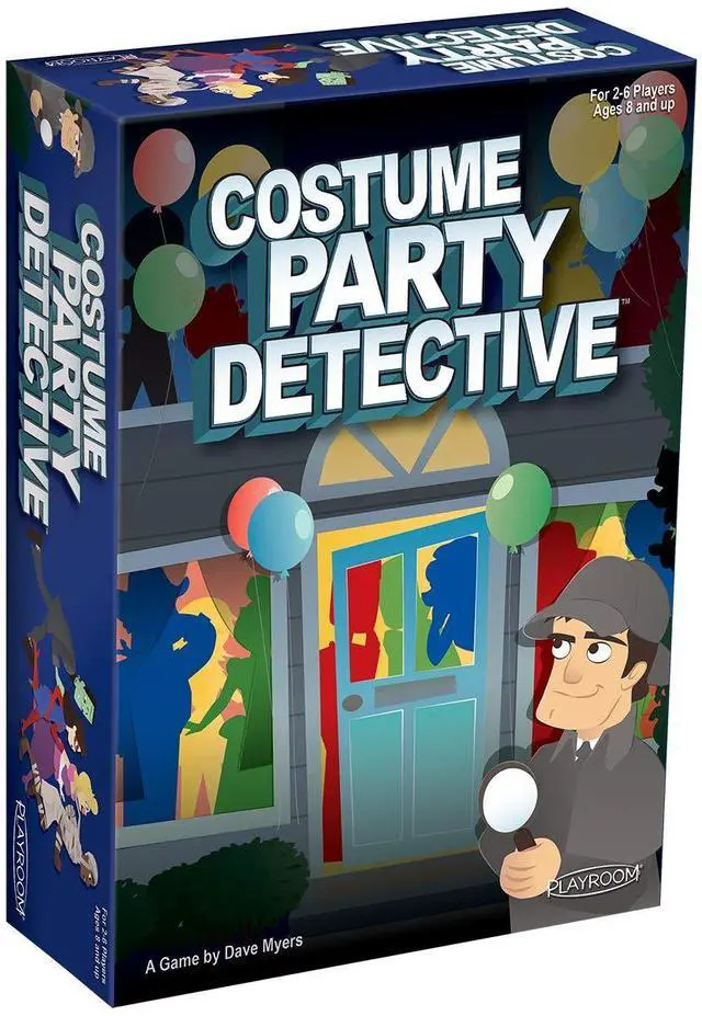 Main image of Costume Party Detective Board Game - Help The Detective Learn The Players' True Identities Without Allowing Yours to be Discovered!