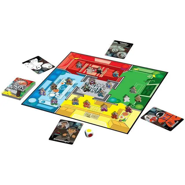 Alt view image 4 of 6 - Costume Party Detective Board Game - Help The Detective Learn The Players' True Identities Without Allowing Yours to be Discovered!