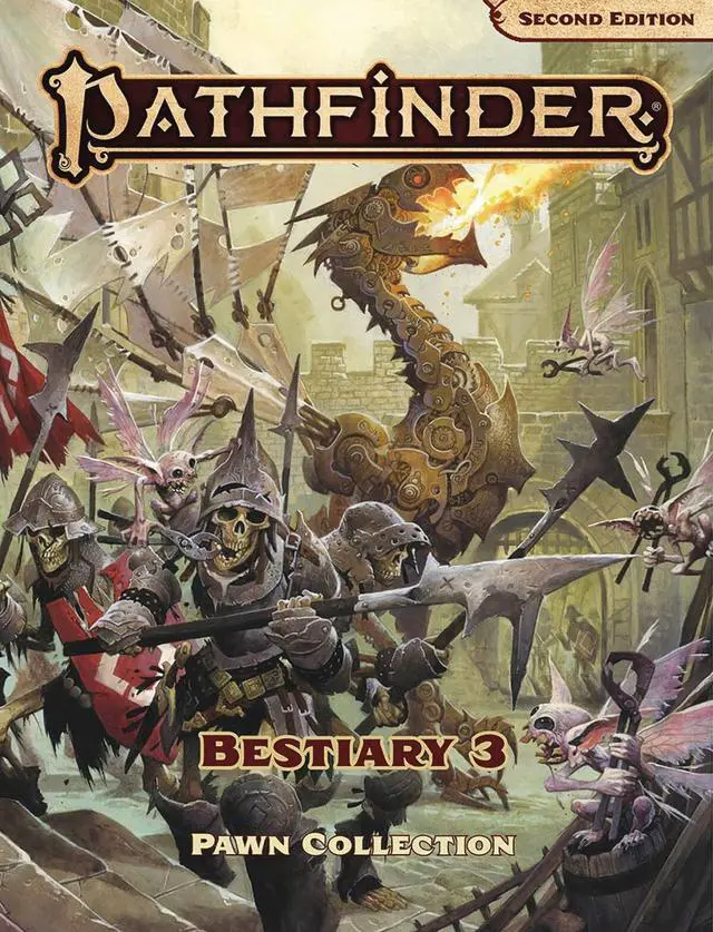 Main image of Pathfinder 2E RPG: Bestiary 3 Pawn Collection | 300+ Monster Pawns | Cardstock Miniatures | For Pathfinder RPG, Roleplaying, And Fantasy Games | By Paizo