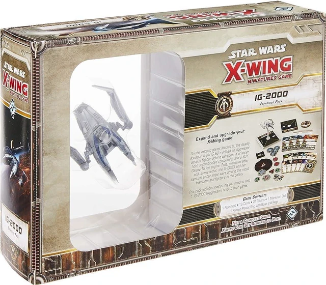 Alt view image 2 of 3 - Star Wars X-Wing Miniatures Game: IG-2000 Miniatures Expansion Pack | Board Game By Fantasy Flight Games SWX27
