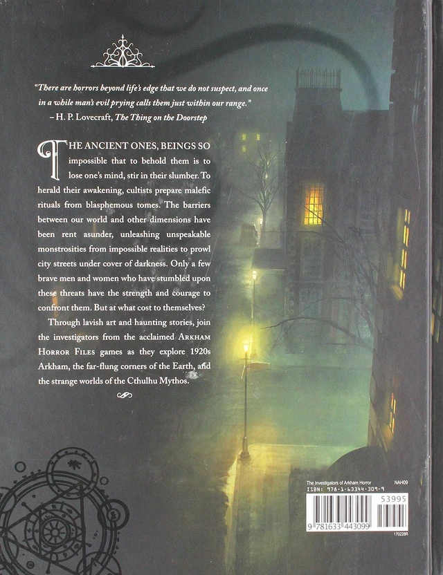Alt view image 2 of 3 - The Investigators of Arkham Horror Storybook | Eldritch Horror Stories Book For Game Masters, Players, And Fantasy Story Fans