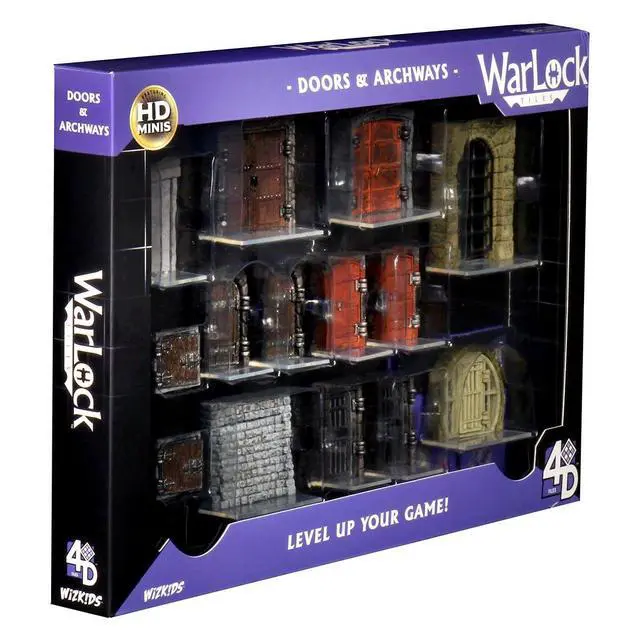 Alt view image 5 of 7 - Warlock Tiles: Accessory - Doors & Archways 4D Terrain Tiles By Wizkids | Tabletop Miniatures Wargames And Roleplaying Terrain