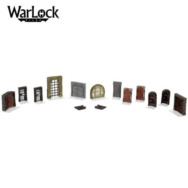 Alt view image 6 of 7 - Warlock Tiles: Accessory - Doors & Archways 4D Terrain Tiles By Wizkids | Tabletop Miniatures Wargames And Roleplaying Terrain