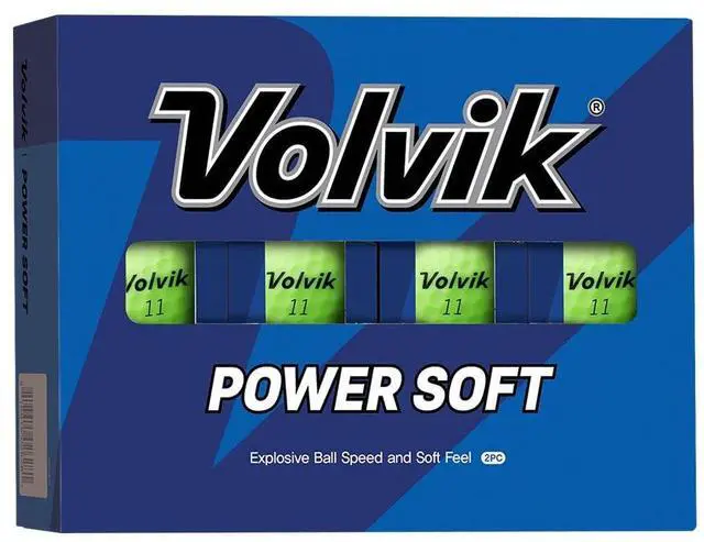 Main image of Volvik Power Soft Golf Balls | 12 Balls | 2-Piece Construction for Enhanced Performance | Vibrant Colors For Visibility | 1 Dozen Recreational Practice Balls