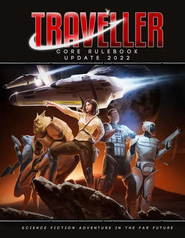 Main image of Traveller Core Rulebook Update 2022 | Ultimate Sci-Fi RPG Adventure | Ages 14+ | Role-Playing Game | By Mongoose Publishing