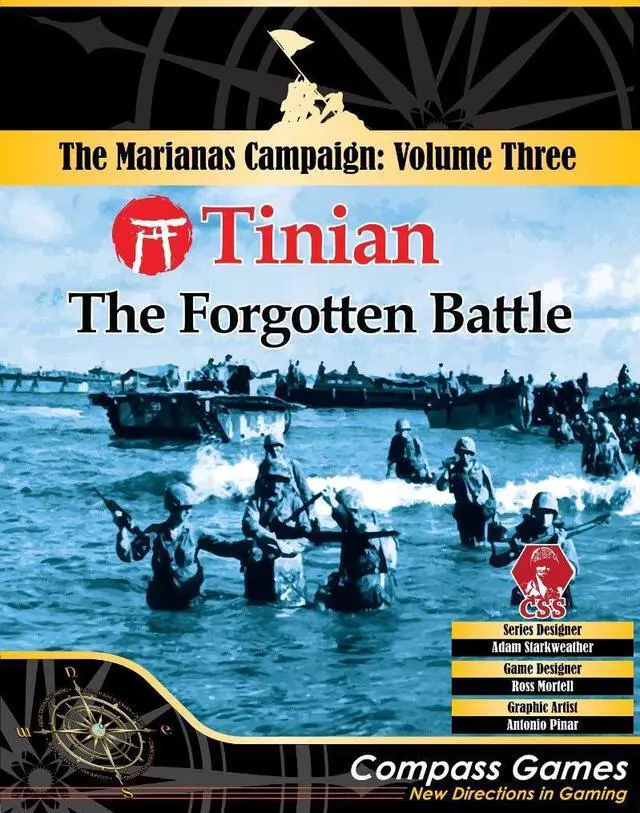 Main image of Tinian: The Forgotten Battle By Compass Games - V.3 Mariannas Campaign CPS Board Game Series